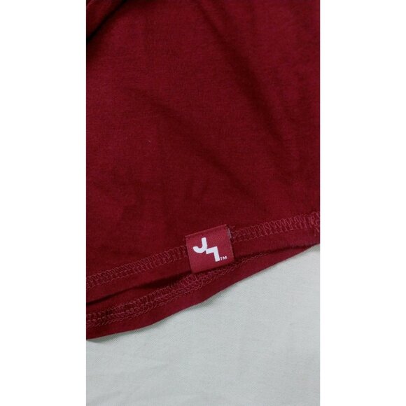 NWT Joy Lab Women's Medium Cranberry Boxy Fit V-Neck Long Sleeve Top Crop Shirt - Picture 11 of 13
